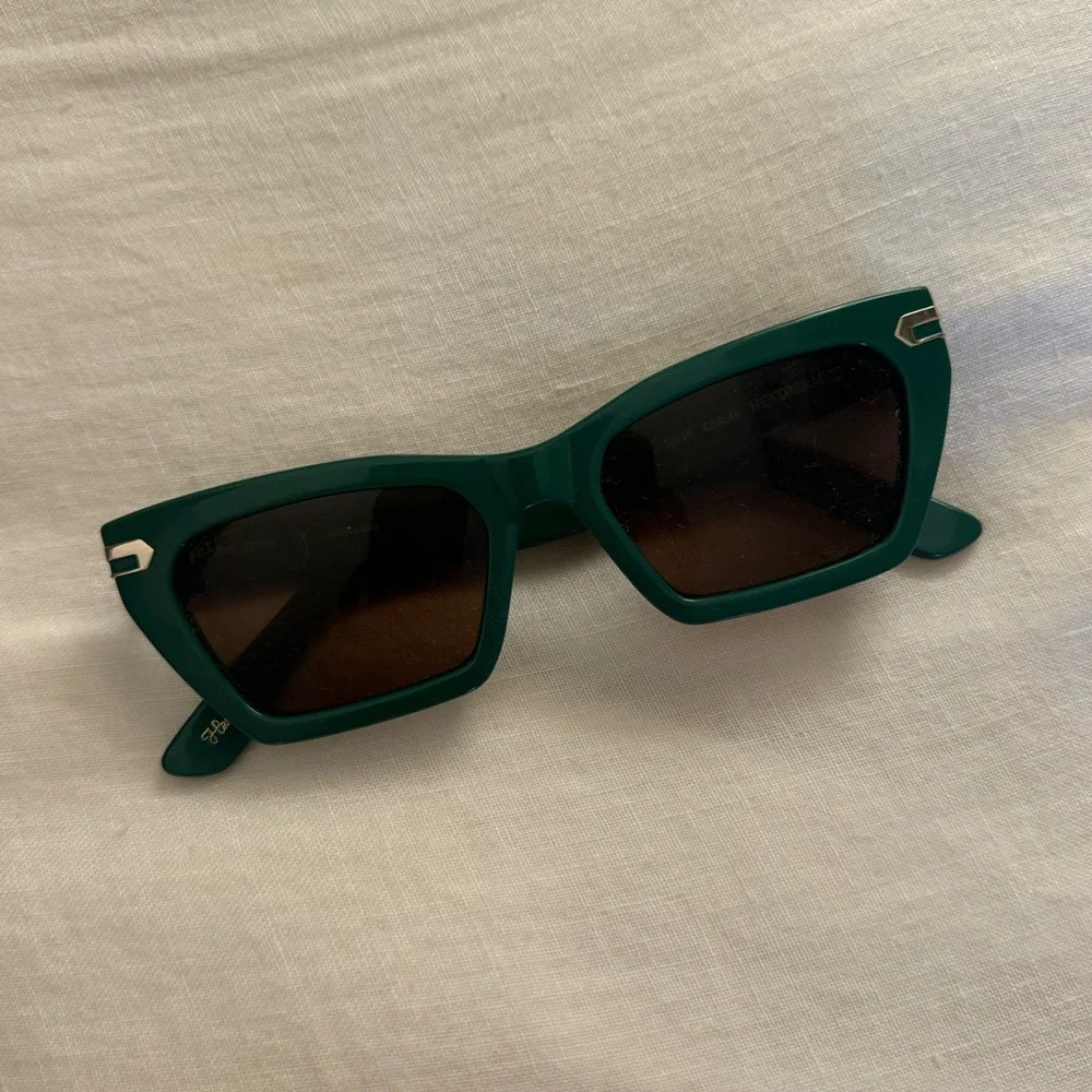 Emerald Green Women's Sunglasses - never been worn !